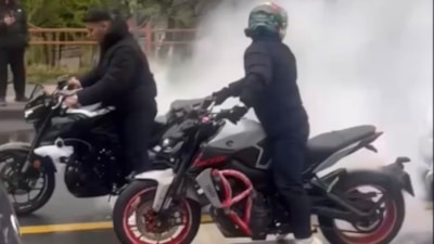 İstanbul'da düğün konvoyunda motosikletle trafiği kapatıp patinaj çekti: Cezadan kaçamadı