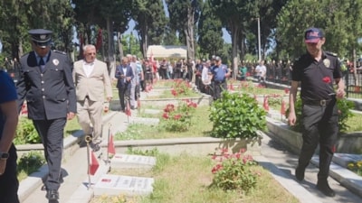 Vezneciler şehitleri, 10'uncu yıllarında kabirleri başında anıldı