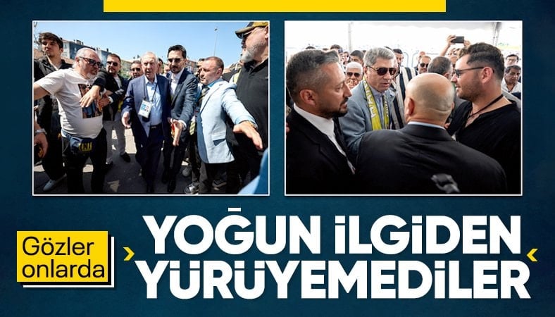 Fenerbahçe genel kurulunda başkan adaylarına yoğun ilgi