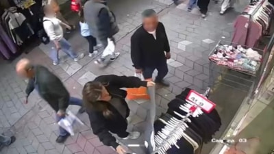 Samsun'da giyim mağazalarını soyan karı koca yakalandı
