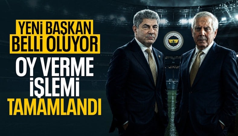 Fenerbahçe'de tarihi seçim: Oy verme işlemi sona erdi