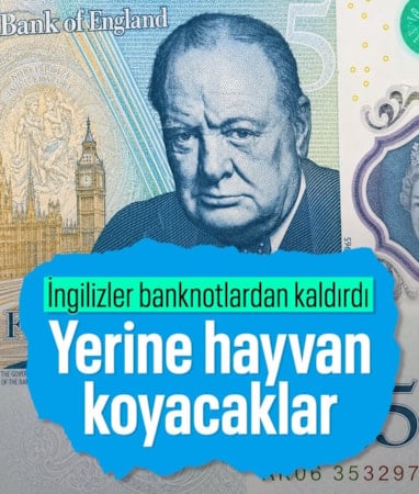 İngiltere Merkez Bankası, Winston Churchill'i banknotlardan kaldırdı