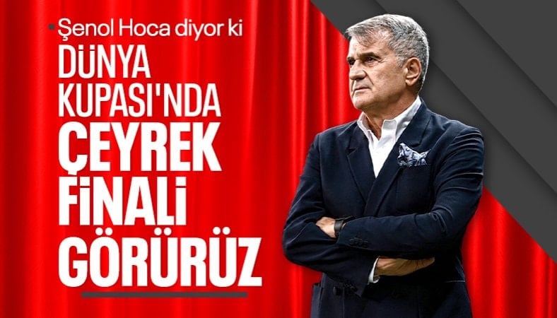 Şenol Güneş, A Milli Futbol Takımı'nın Dünya Kupası'nda başarılı olacağına inanıyor