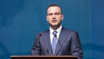 Sıfır Atık Vakfı Başkanı Samed Ağırbaş, Sıfır Atık Forumu'nun gala yemeğinde konuştu