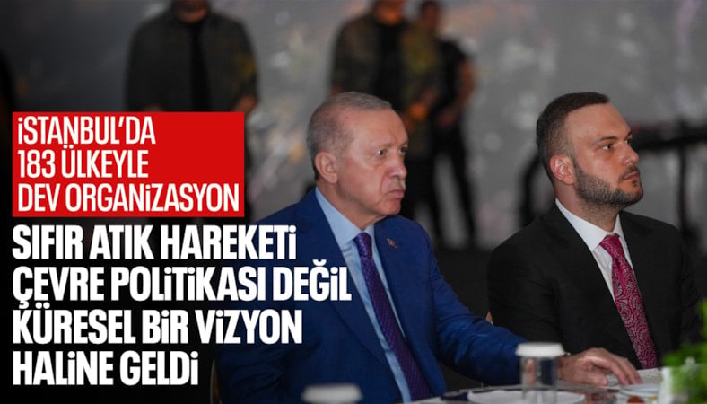 Sıfır Atık Forumu'nun gala yemeğinde konuştu