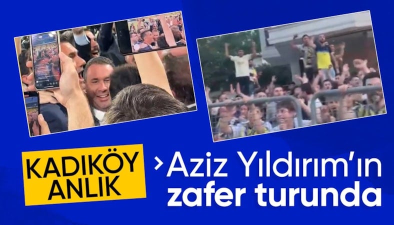 Aziz Yıldırım'ın ekibi zafer turuna başladı