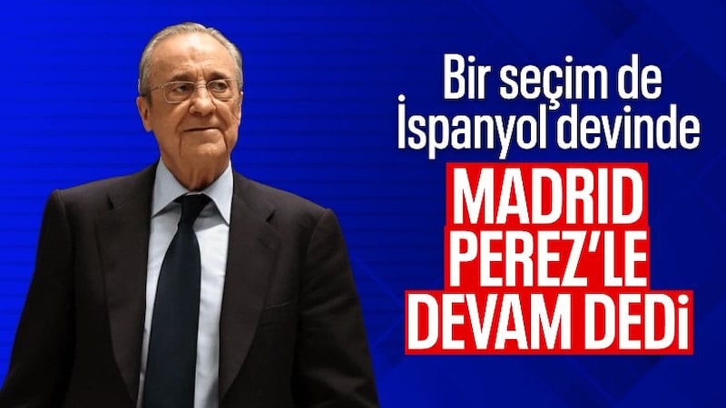 Florentino Perez yeniden Real Madrid başkanı seçildi