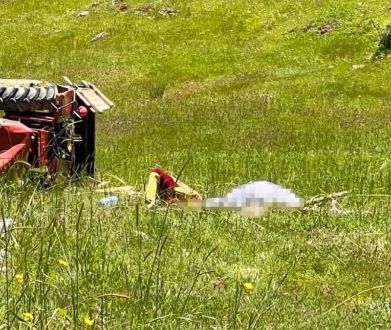 Çorum'da traktörün altında kalan sürücü öldü