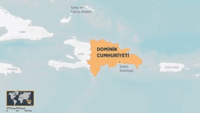 Dominik Cumhuriyeti'nde motoru arızalanan jet düştü