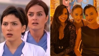 Doktorlar dizisinden arkadaşlar! Yasemin Ergene ve Melike Güner buluştu