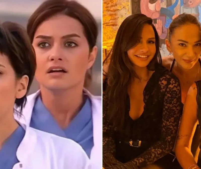 Doktorlar dizisinden arkadaşlar! Yasemin Ergene ve Melike Gü
