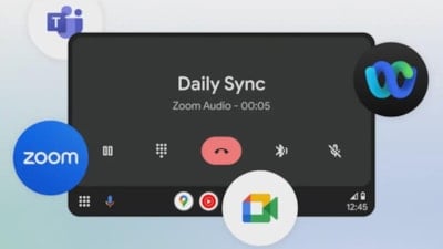 Trafikteyken toplantıya katılma dönemi başlıyor: Google Meet Android Auto'ya geldi