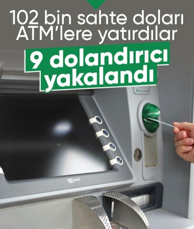 İstanbul'da ATM'lere sahte dolar yatırıp TL alan çete çökertildi