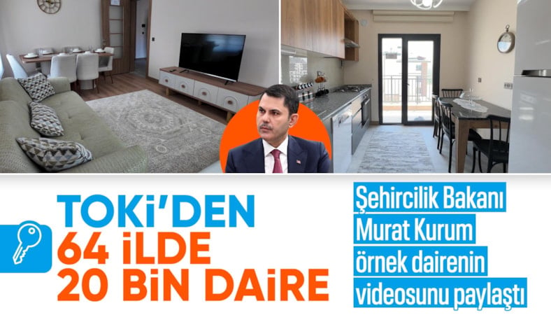 20 bin konut kampanyasındaki evleri paylaştı