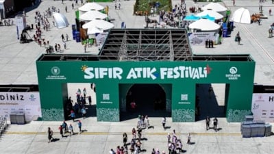 Sıfır Atık Festivali'nin enerji ihtiyacı yenilenebilir kaynaktan karşılandı