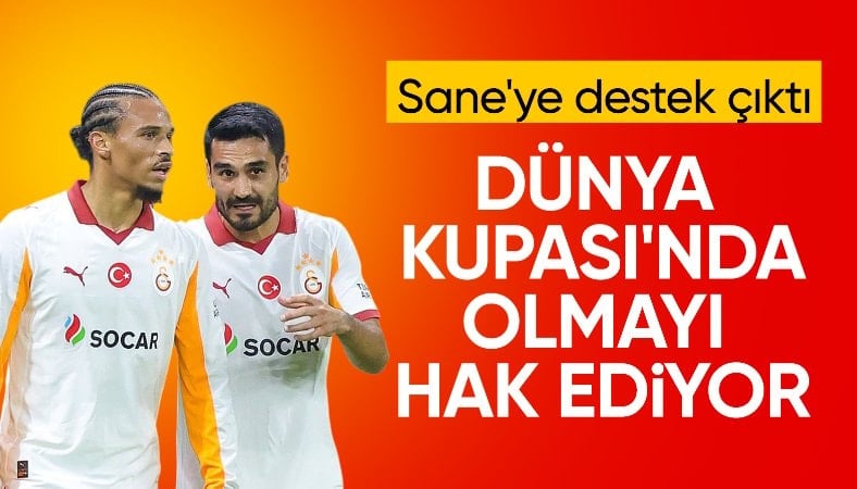 İlkay Gündoğan, Leroy Sane'ye destek çıktı