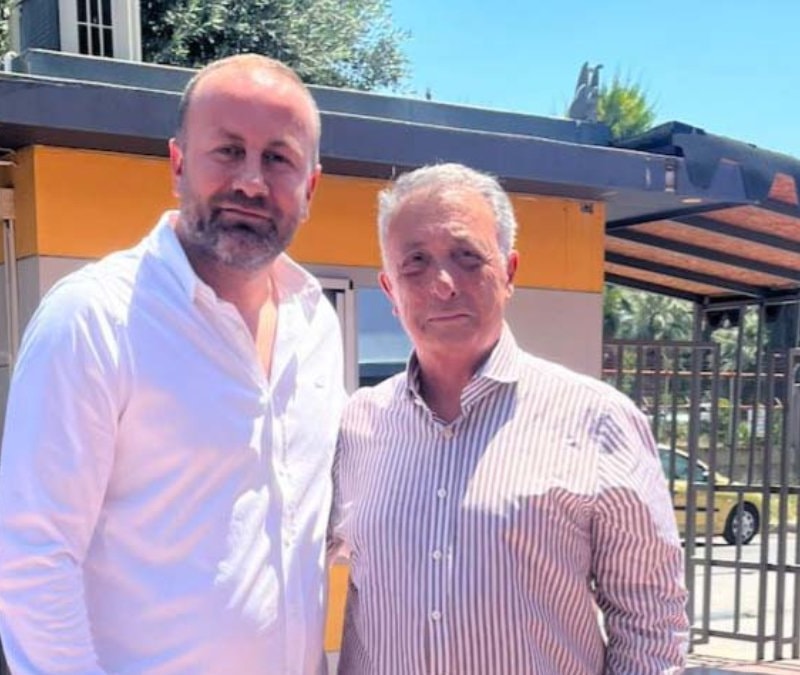 Altay Başkanı Sinan Kanlı, Ahmet Nur Çebi ile bulu