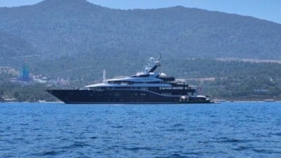 Suudi Arabistan Prensi'ne ait süper lüks yat Bodrum koylarında
