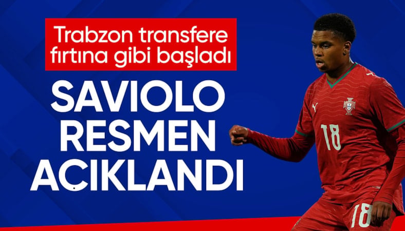 Trabzonspor, Noah Jose Saviolo transferini açıkladı