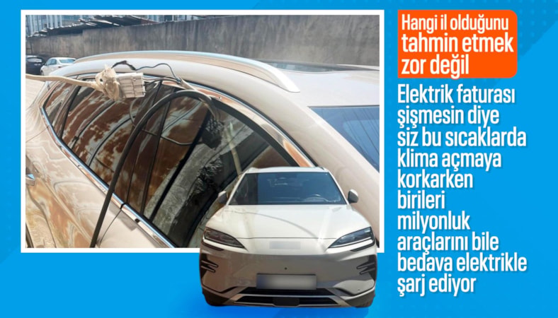 Şanlıurfa’da kaçak elektrikle araç şarj istasyonu