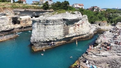 Kocaeli'de Kartal Kayaları adrenalin arayanların uğrak noktası