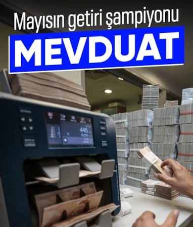 Mayısta en fazla getiri mevduat faizinde yaşandı