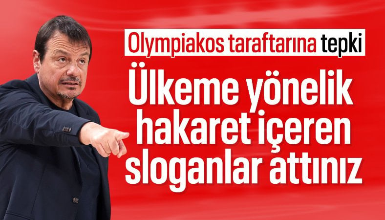 Ergin Ataman'dan Olympiakos taraftarına tepki!