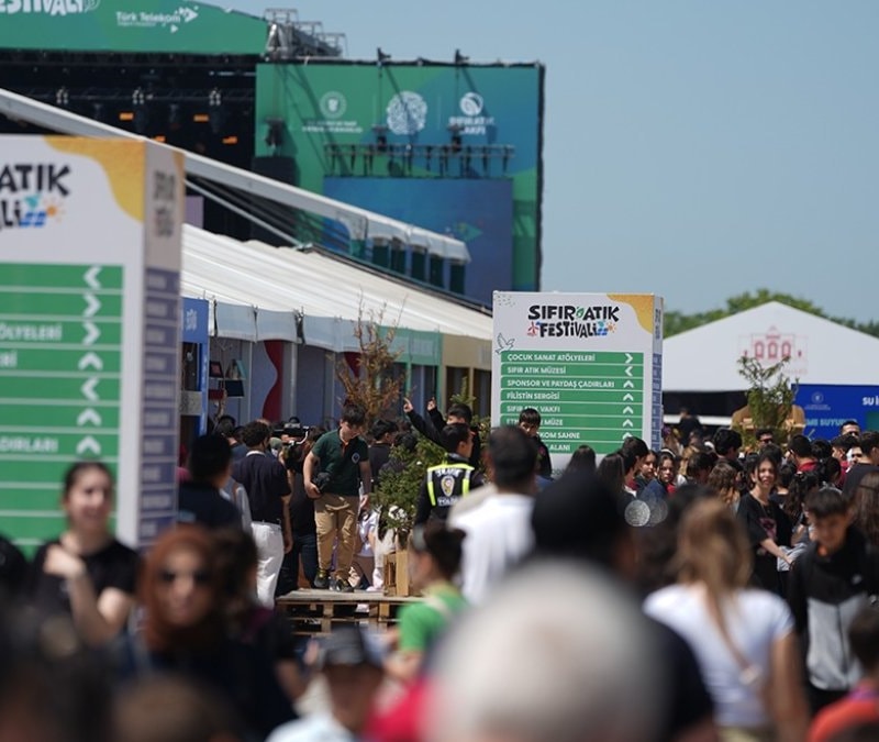1 milyondan fazla ziyaretçi, Sıfır Atık Festivali'nde sürdür