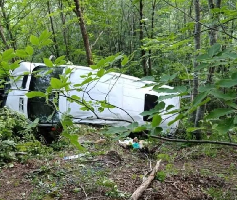 Ordu'da minibüs uçuruma yuvarlandı: 7'si çocuk 11 yaralı