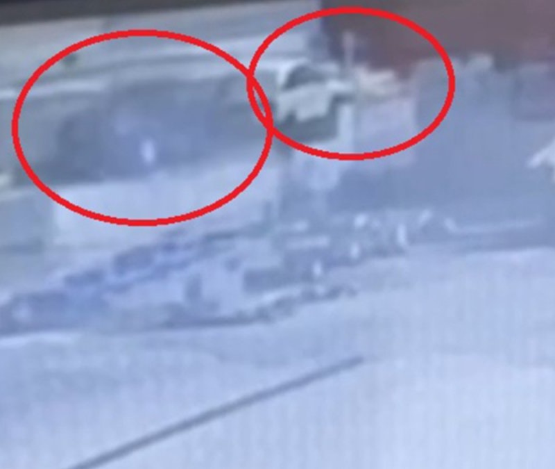 Kayseri'de otomobillerin çarpıştığı kaza kamerada: