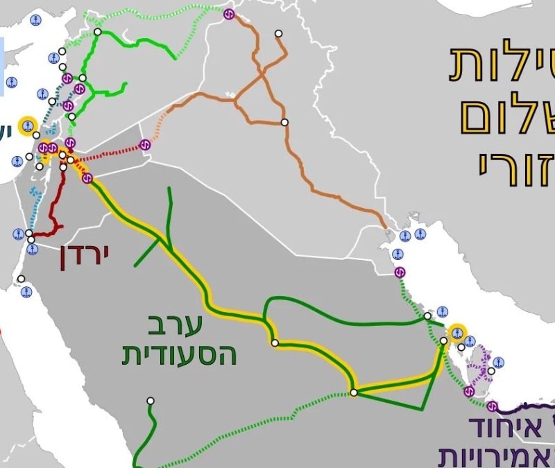 Türkiye-Suudi Arabistan demiryolu projesi, İsrail'i endişele