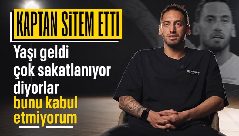 Hakan Çalhanoğlu, sakatlık eleştirilerine cevap verdi