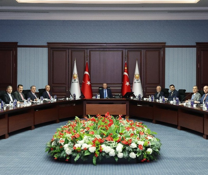 AK Parti MYK, Cumhurbaşkanı Erdoğan başkanlığında toplandı