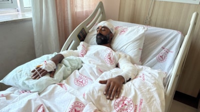Bingöl'de mantar toplarken ayı saldırısına uğrayan adam kollarını siper ederek kurtuldu