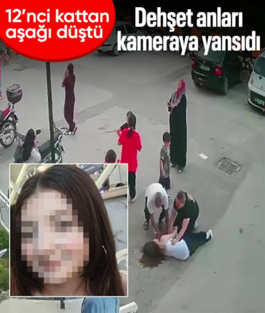 Adana’da 12'nci kattan düşen kız çocuğu hayata kalmayı başardı