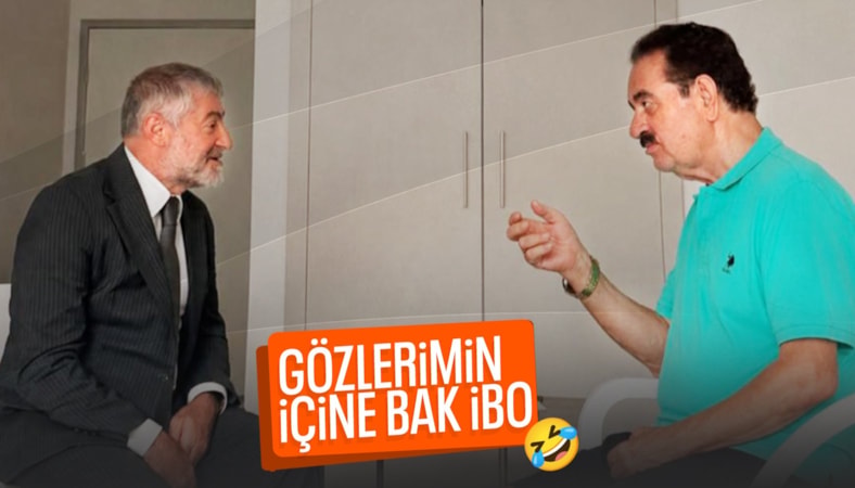 Nureddin Nebati, İbrahim Tatlıses'i ziyaret etti