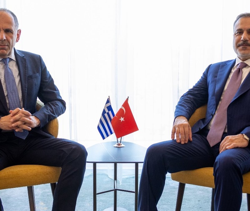Dışişleri Bakanı Fidan, Yunan mevkidaşı ile bir araya geldi