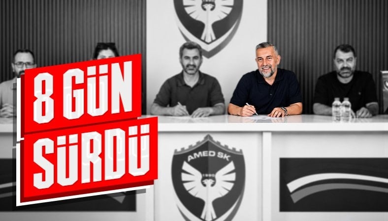 Serkan Reçber, Amedspor'dan 8 günde ayrıldı