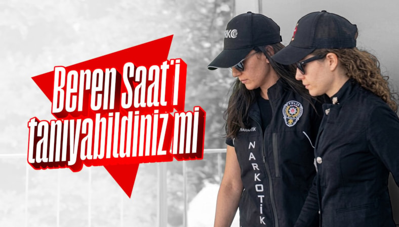 Uyuşturucudan gözaltına alınan Beren Saat, sağlık kontrolünde görüntülendi