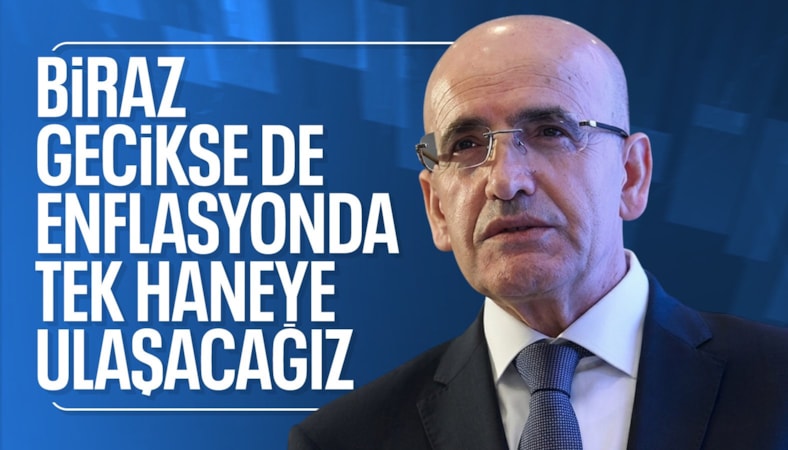 Mehmet Şimşek'ten enflasyon açıklaması: Tek haneye indireceğiz