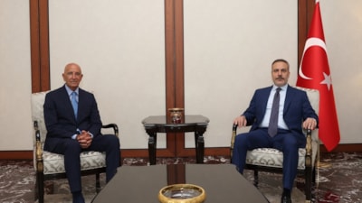 Hakan Fidan, Tom Barrack'ı kabul etti