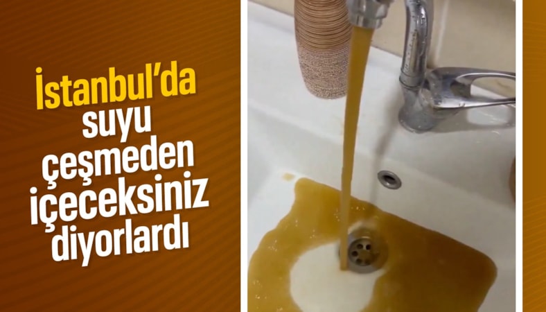 İstanbul'da bazı ilçelerde sular çamurlu akıyor