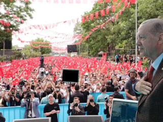 Cumhurbaşkanı Erdoğan, Edirne'de coşkulu kalabalığa seslendi