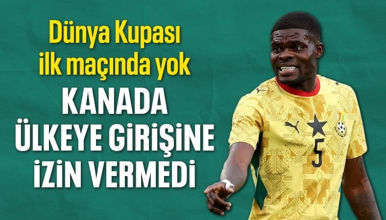 Ganalı futbolcu Partey, Kanada'ya giremedi
