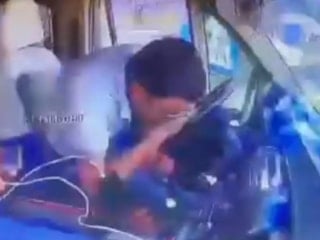 Adana'da direksiyon başında uyuyan şoförün ifadesi ortaya çıktı