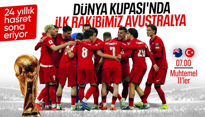 Milliler, Dünya Kupası'nda sahne alıyor! Avustralya - Türkiye maçının muhtemel 11'leri