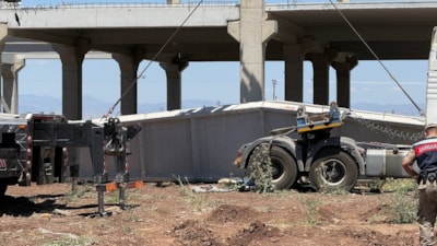 Diyarbakır’da 15 tonluk beton blok faciası: 1 işçi hayatını kaybetti, 1 işçi ağır yaralı