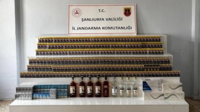 Şanlıurfa’da kaçakçılık operasyonu: Binlerce paket sigara ele geçirildi