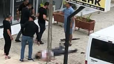 Osmaniye'de 1 kişinin öldüğü silahlı kavga anları kamerada