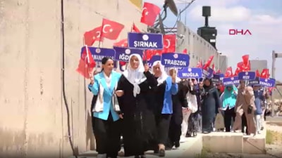 Şehit ailelerinden Cudi Dağı Şehitliği'ne ziyaret